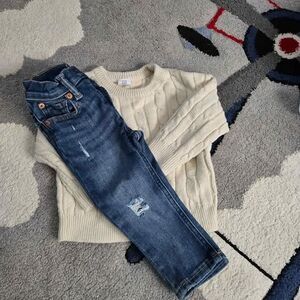 Baby Gap Boys Sweater and Jeans 18-24M Set